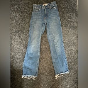 Abercrombie The Ankle Straight Ultra High Rise